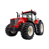 Tractor farm isolated on a transparent background, Agricultural tractor png