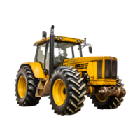 Tractor farm isolated on a transparent background, Agricultural tractor png