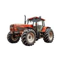 tractor granja aislado en un transparente fondo, agrícola tractor png