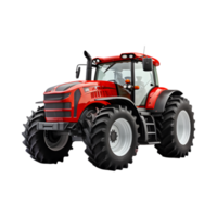 traktor bruka isolerat på en transparent bakgrund, jordbruks traktor png