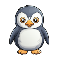 pinguïn schattig sticker transparant PNG