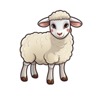 sheep cute sticker transparent png