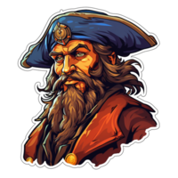 pirate autocollant png
