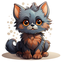 Sticker cute cat png