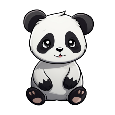 Panda PNGs for Free Download