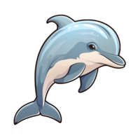 delfin söt klistermärke png