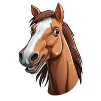 paard sticker transparant PNG