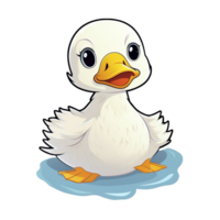 Duck baby cute sticker png