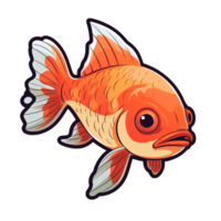 Fish cute sticker png