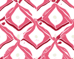 sans couture modèle avec abstrait géométrique formes ai génératif illustration. png