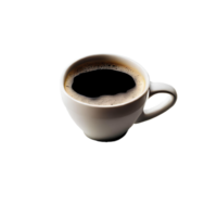 café taza aislado en transparente antecedentes ai generado png