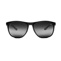 Black sunglasses isolated on transparent background with an empty space around it AI Generated png