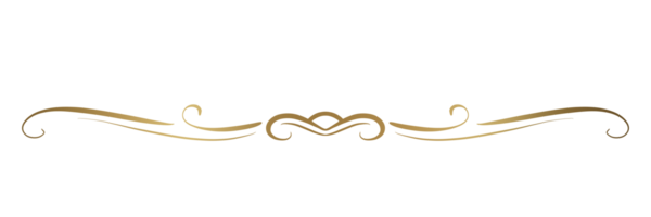 Gold and luxury under line png