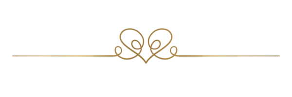 Gold and luxury under line png