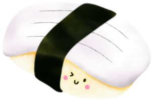 Different kawaii sushi. png