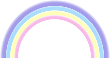 pastel rainbow  for decoration png