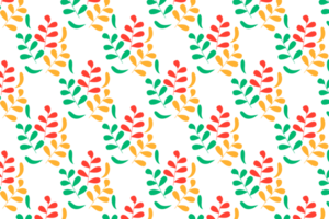 Vintage flowers seamless pattern. retro botanical design png