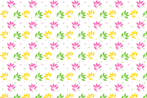 Vintage flowers seamless pattern. retro botanical design png