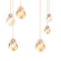 christmas ball decoration collection realistic style and different color elegant christmas balls and ornaments png