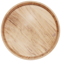 legna piatto di legno palcoscenico podio 3d rendere png