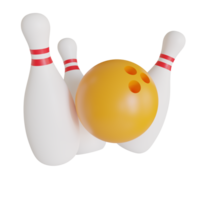 bolos pelota y patas 3d deportes equipo png