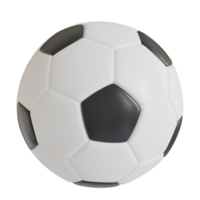 futebol bola 3d renderizar, esportes equipamento png