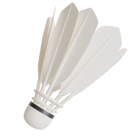 badminton shuttlecock 3d render,sports equipment png