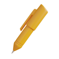 penna 3d illustrationer, skola Utrustning png