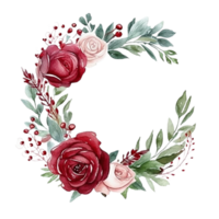 acuarela floral flor diseño, ai generado png