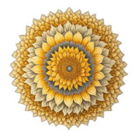 mandala disegno, colorato mandala disegno, ai generato png