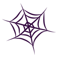 isolate spider web halloween item png