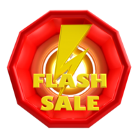 flash sale button with yellow lightning bolt png