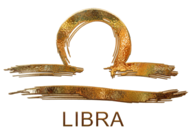 Libra zodíaco placa ouro zodíaco placa png