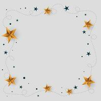 Winter snowflakes border magic vector background. Macro snowflakes flying border design, holiday card with many flakes confetti scatter frame, snow elements. Frosty cold season symbols.