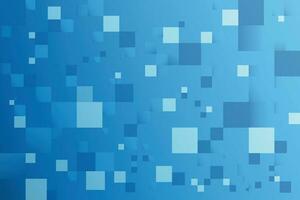 blue square abstract background vector