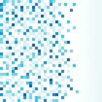 Blue technology blocks background vector