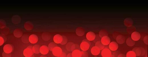 Beautiful Red Bokeh Vector Background. Bright red light and dark red background, can use as wallpaper, banner, head picture and others.