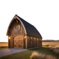 confortable rustique cabine dans le campagne génératif avec ai png