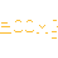 Pixel art boom text design png