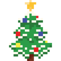 pixel art Noël arbre 6 png