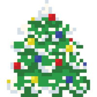 Pixel art christmas tree 3 png