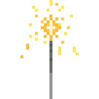 pixel art feu d'artifice icône 11 png