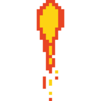 pixel arte fogo de artifício ícone 3 png