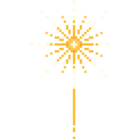 Pixel art firework icon 4 png