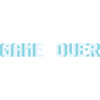 Pixel art game over text 2 png