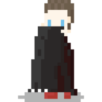 pixel kunst halloween dracula cosplay karakter png