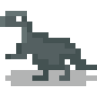 píxel Arte velociraptor personaje png