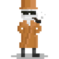 Pixel Kunst unsichtbar Mann Charakter png