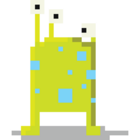 pixel arte monstro personagem 2 png