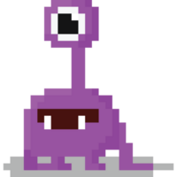 Pixel art monster character 6 png